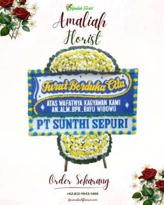 Papan Bunga Duka di Bungku Pesisir