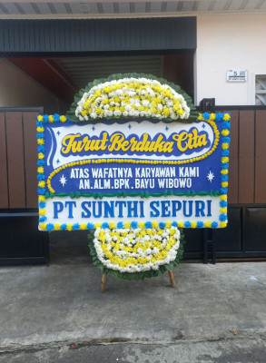 Papan Bunga Duka di Bungku Pesisir